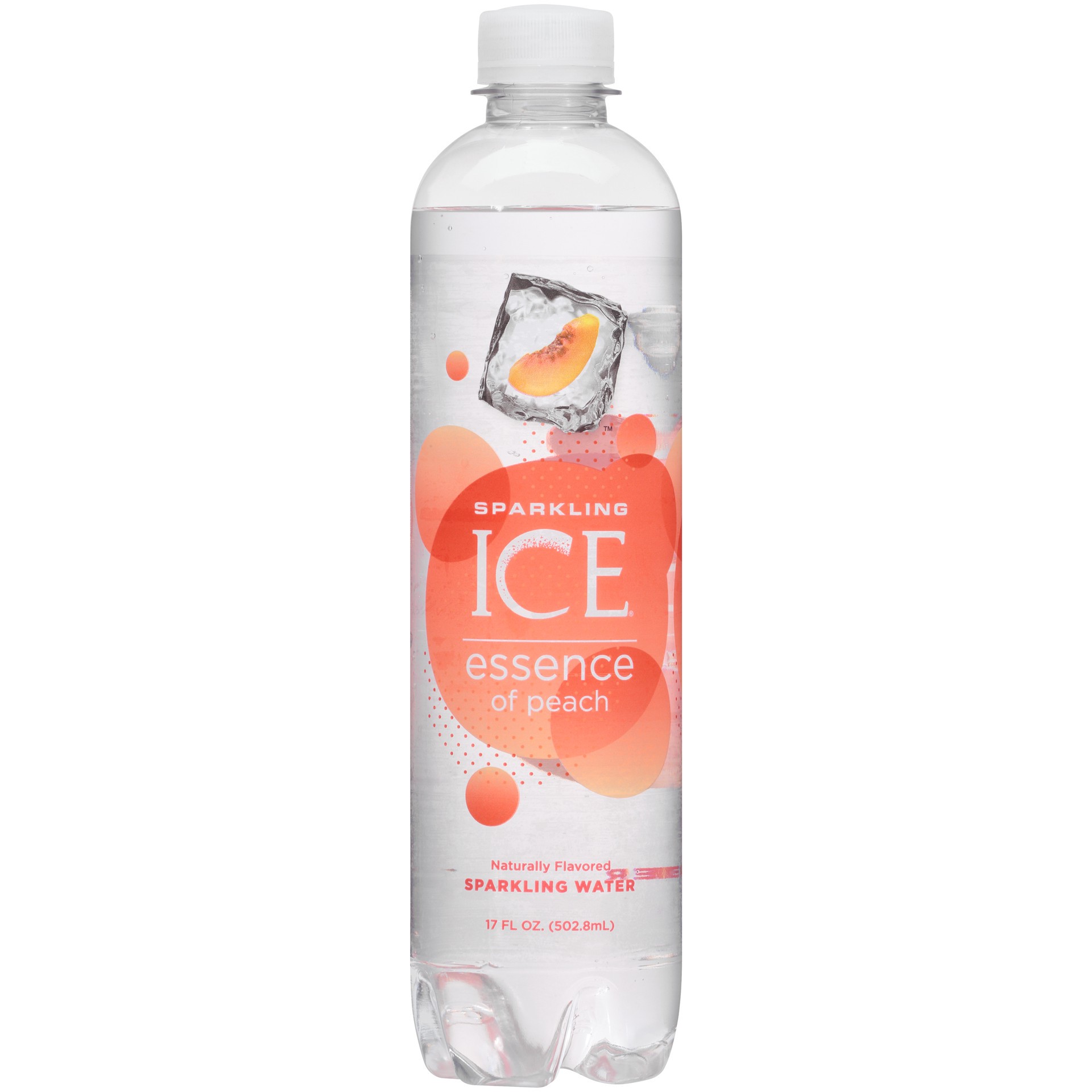 slide 1 of 4, Sparkling ICE Essence Of Peach, 17 fl oz