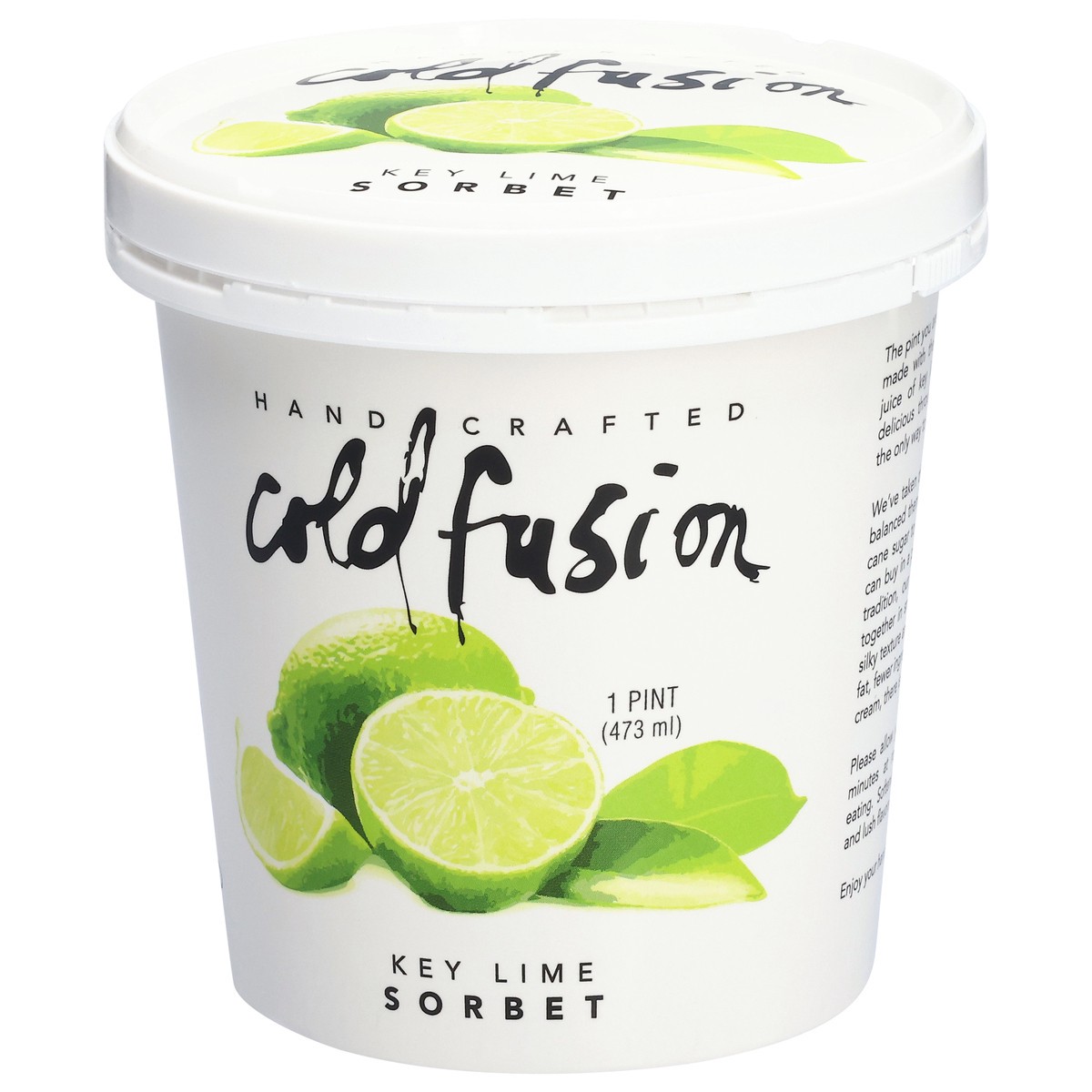 slide 4 of 4, Cold Fusion Key Lime Sorbet 1 pt, 16 fl oz