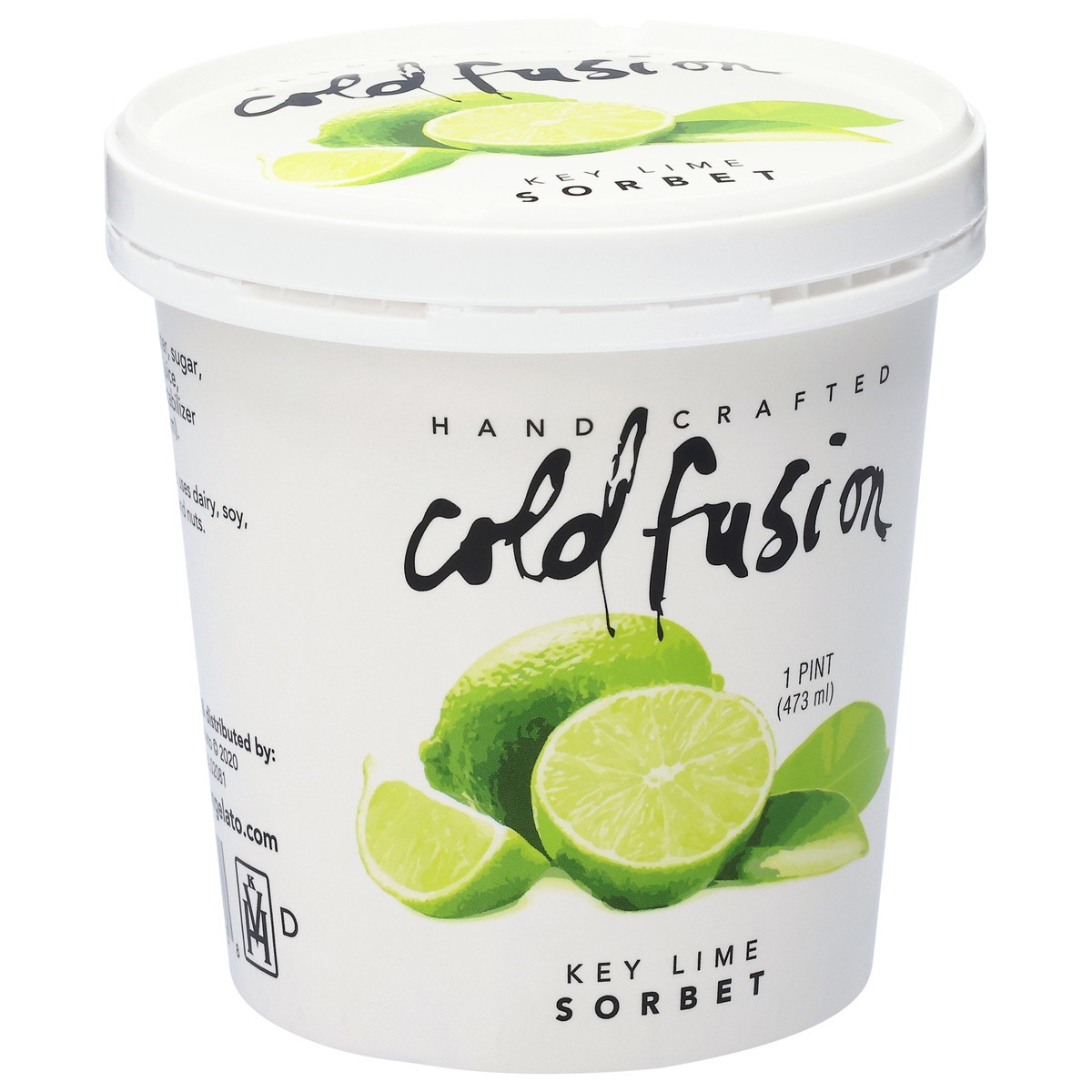 slide 3 of 4, Cold Fusion Key Lime Sorbet 1 pt, 16 fl oz