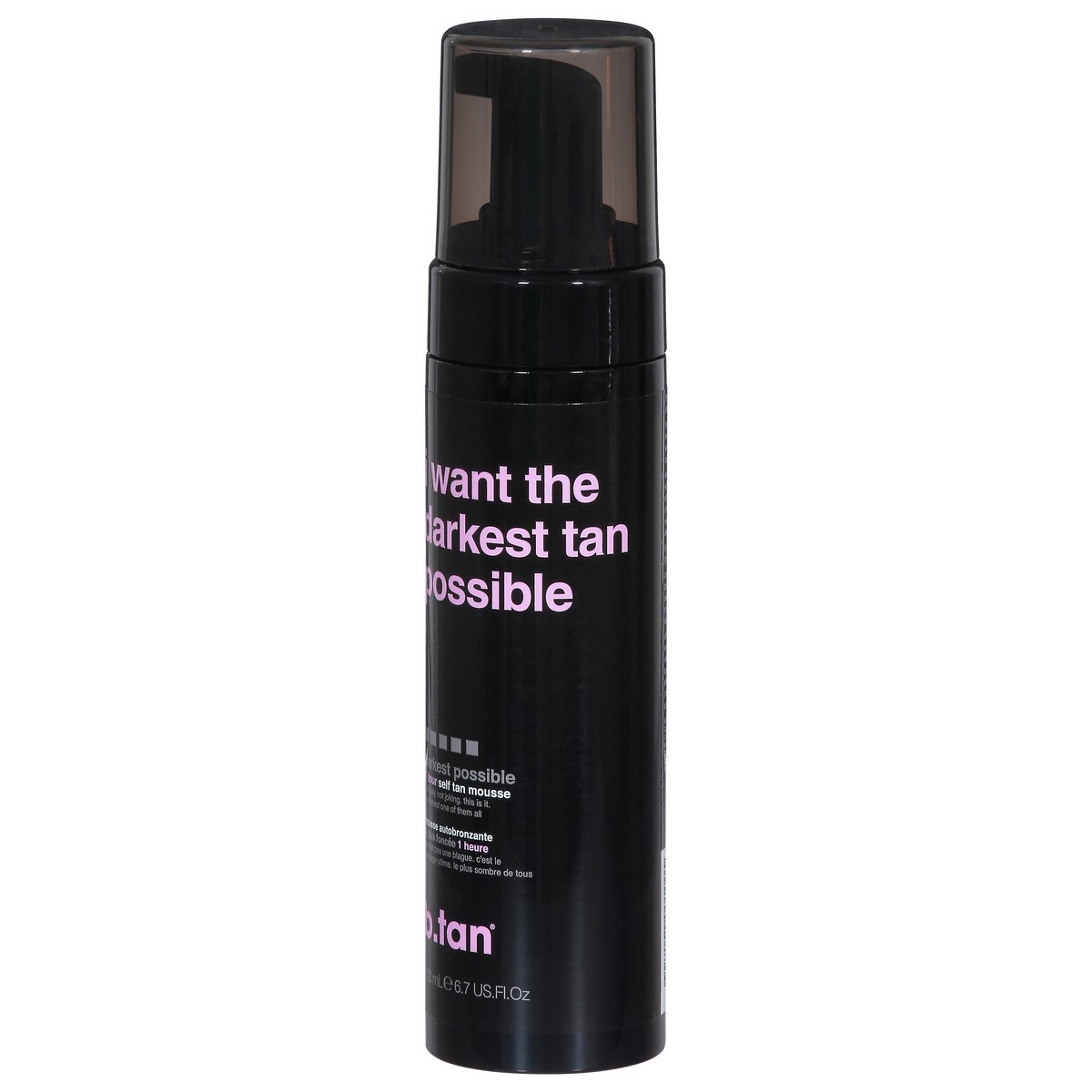 slide 7 of 9, b.tan Darkest Possible 1 Hour Self Tan Mousse 6.7 fl oz, 6.7 fl oz