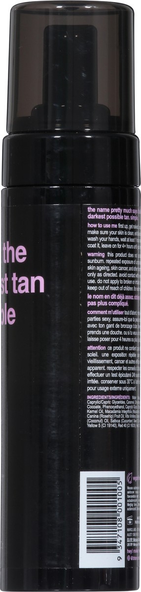 slide 4 of 9, b.tan Darkest Possible 1 Hour Self Tan Mousse 6.7 fl oz, 6.7 fl oz