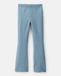 Carter's Carters Kid Solid Cotton Flare Stretch Leggings - Blue Blue 5