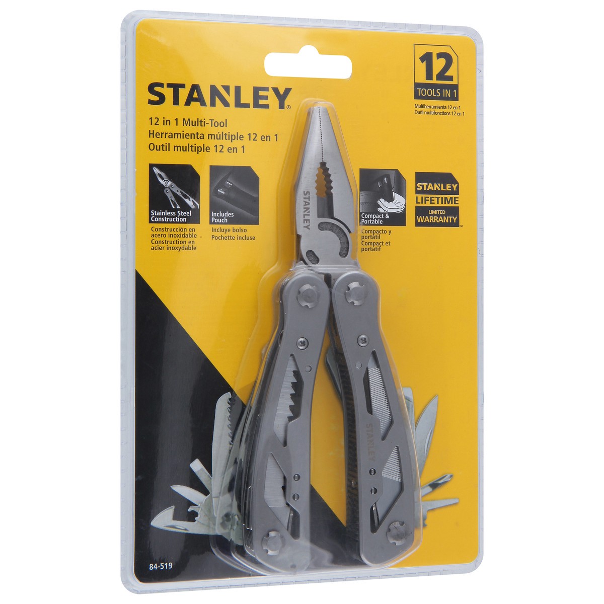 slide 5 of 9, Stanley 12-in-1 Multi Tool With Holster, 1 ct