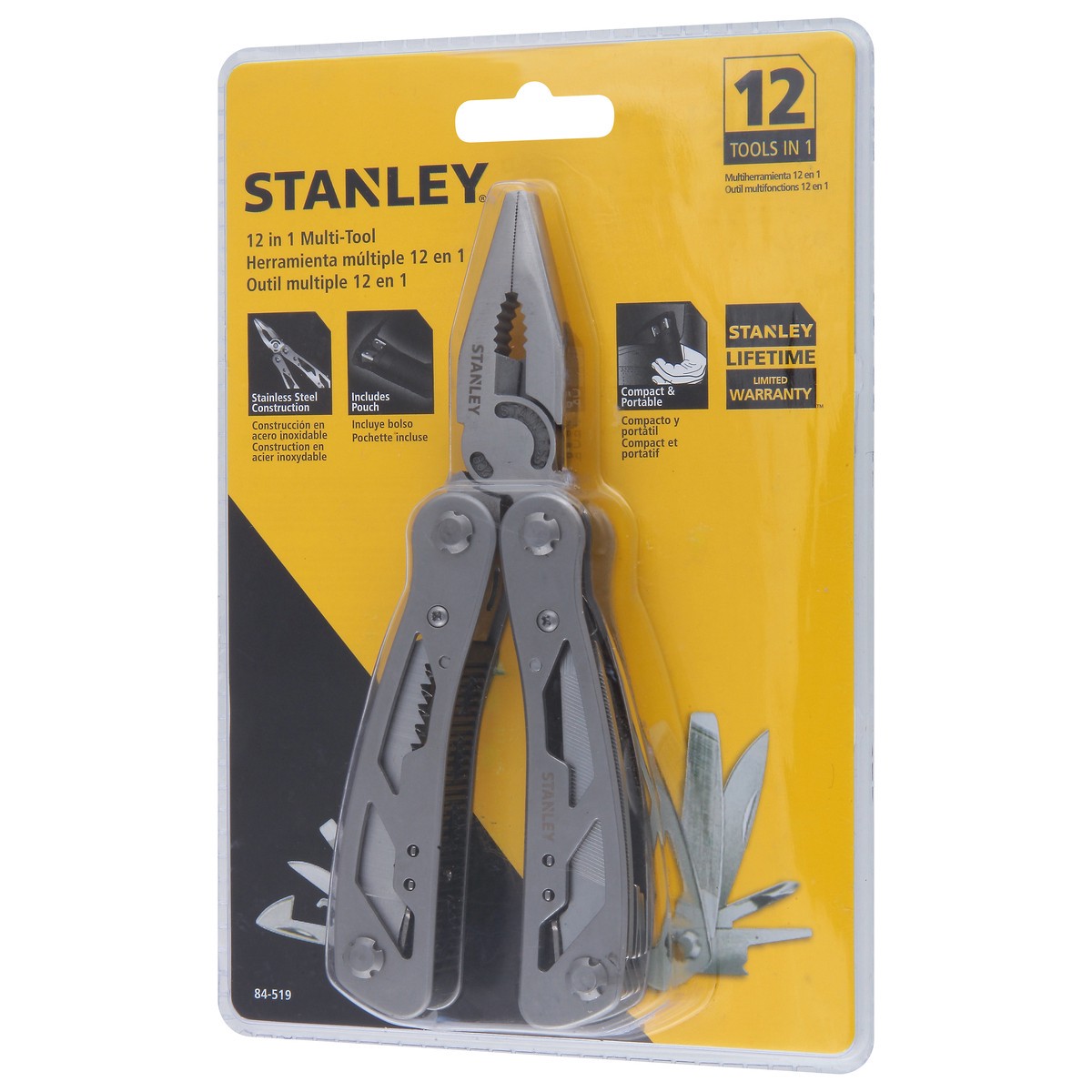 slide 6 of 9, Stanley 12-in-1 Multi Tool With Holster, 1 ct