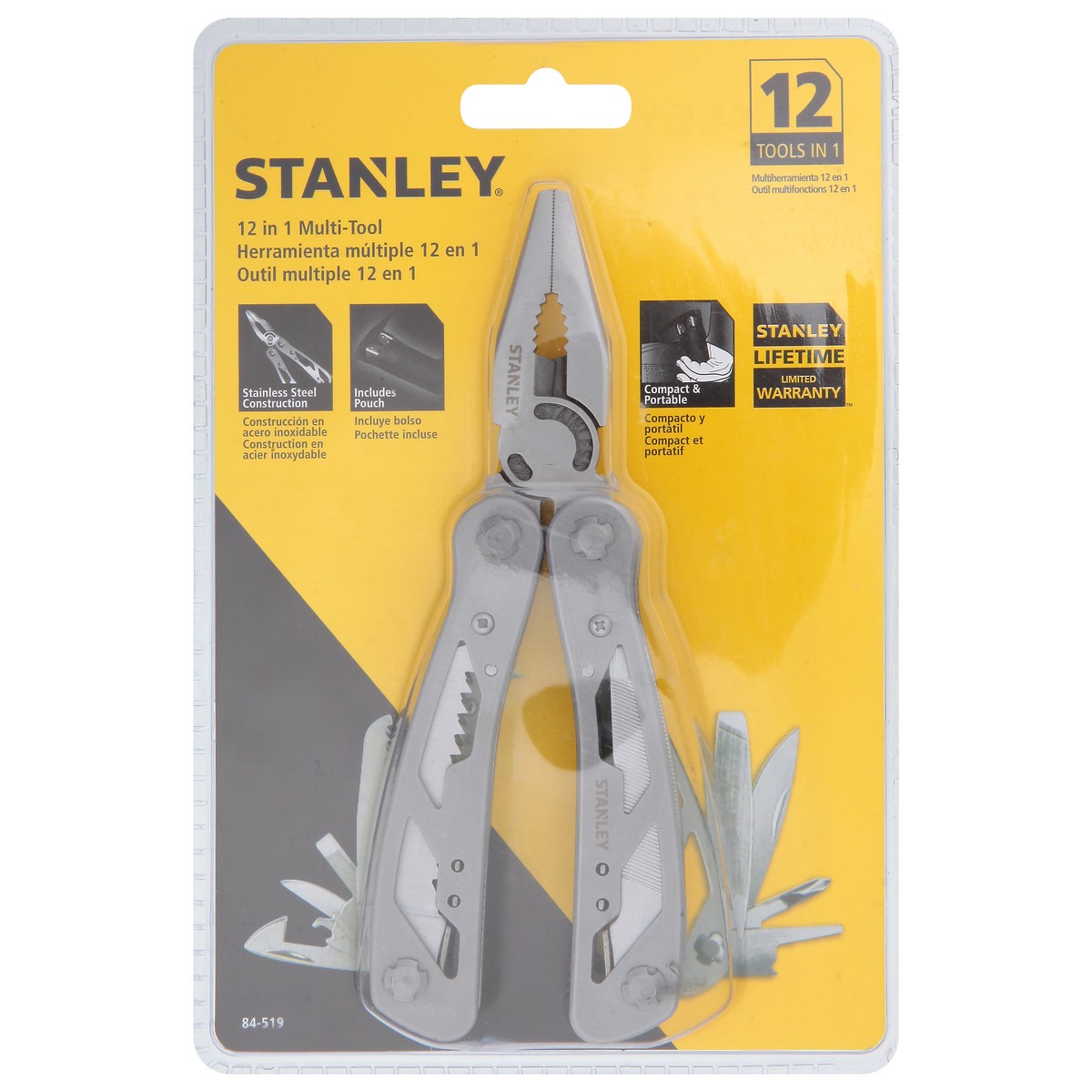 slide 1 of 9, Stanley 12-in-1 Multi Tool With Holster, 1 ct