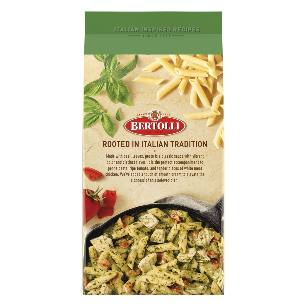 slide 9 of 13, Bertolli Chicken Pesto & Penne, Frozen Meal, 22 oz., 22 oz