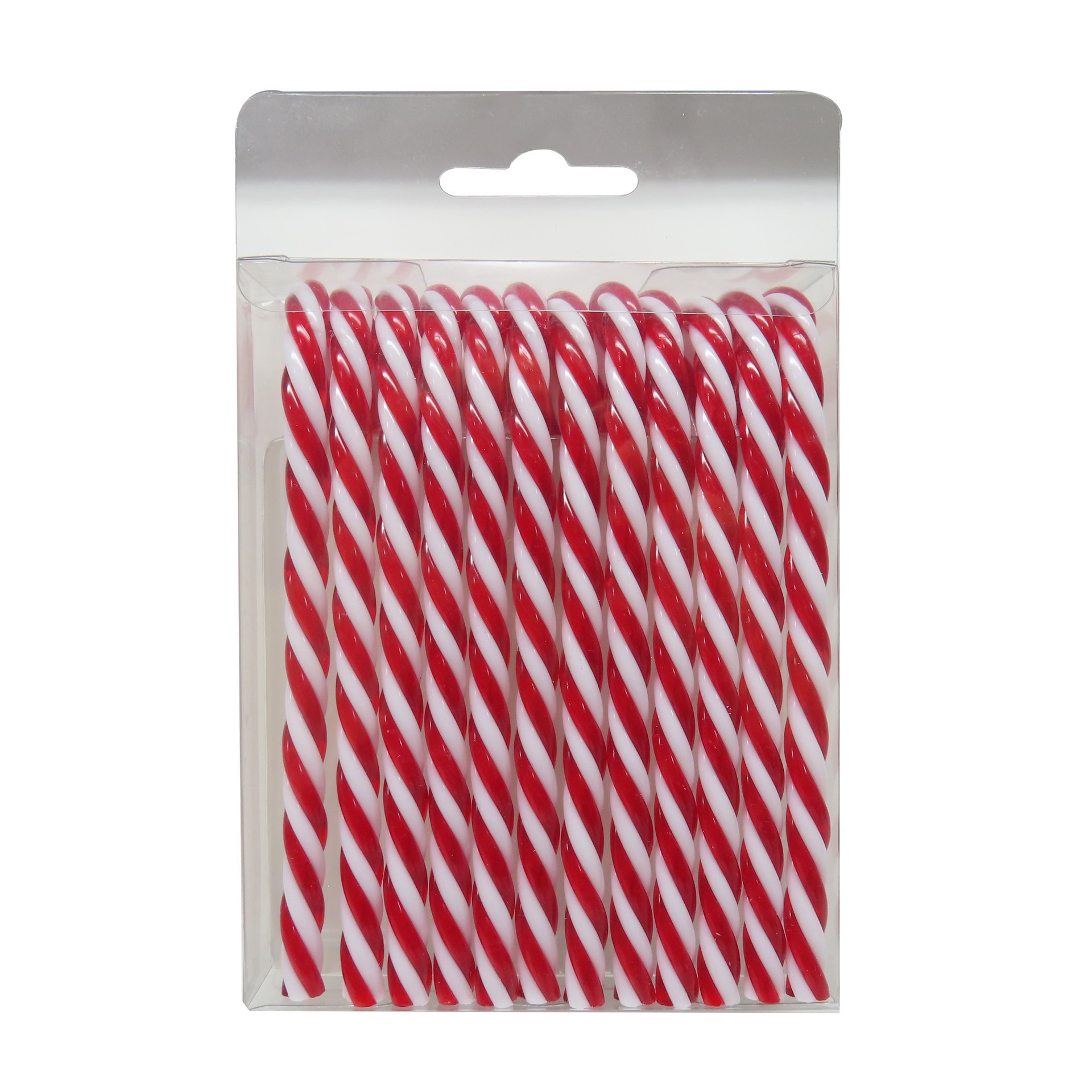 slide 2 of 4, 12 Pack 6" Plastic Candy Cane Ornaments By Ashland, 12 ct