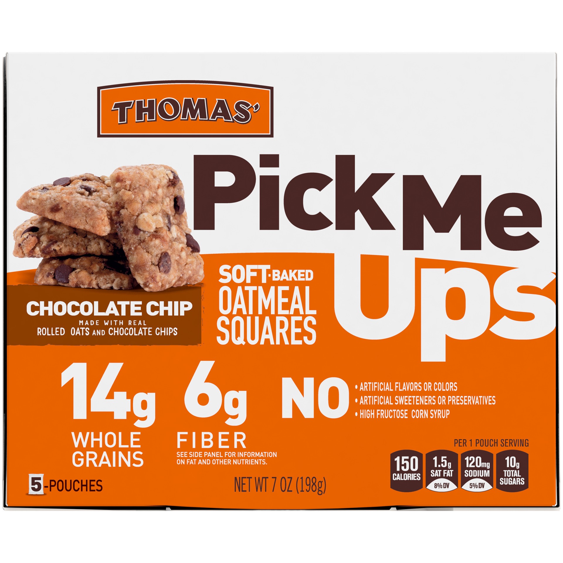 slide 4 of 5, Thomas' Oatmeal Squares, 7 oz