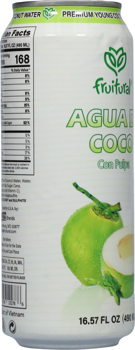 slide 4 of 11, Fruitural Coconut Water with Pulp- 16.57 fl oz, 16.5 oz