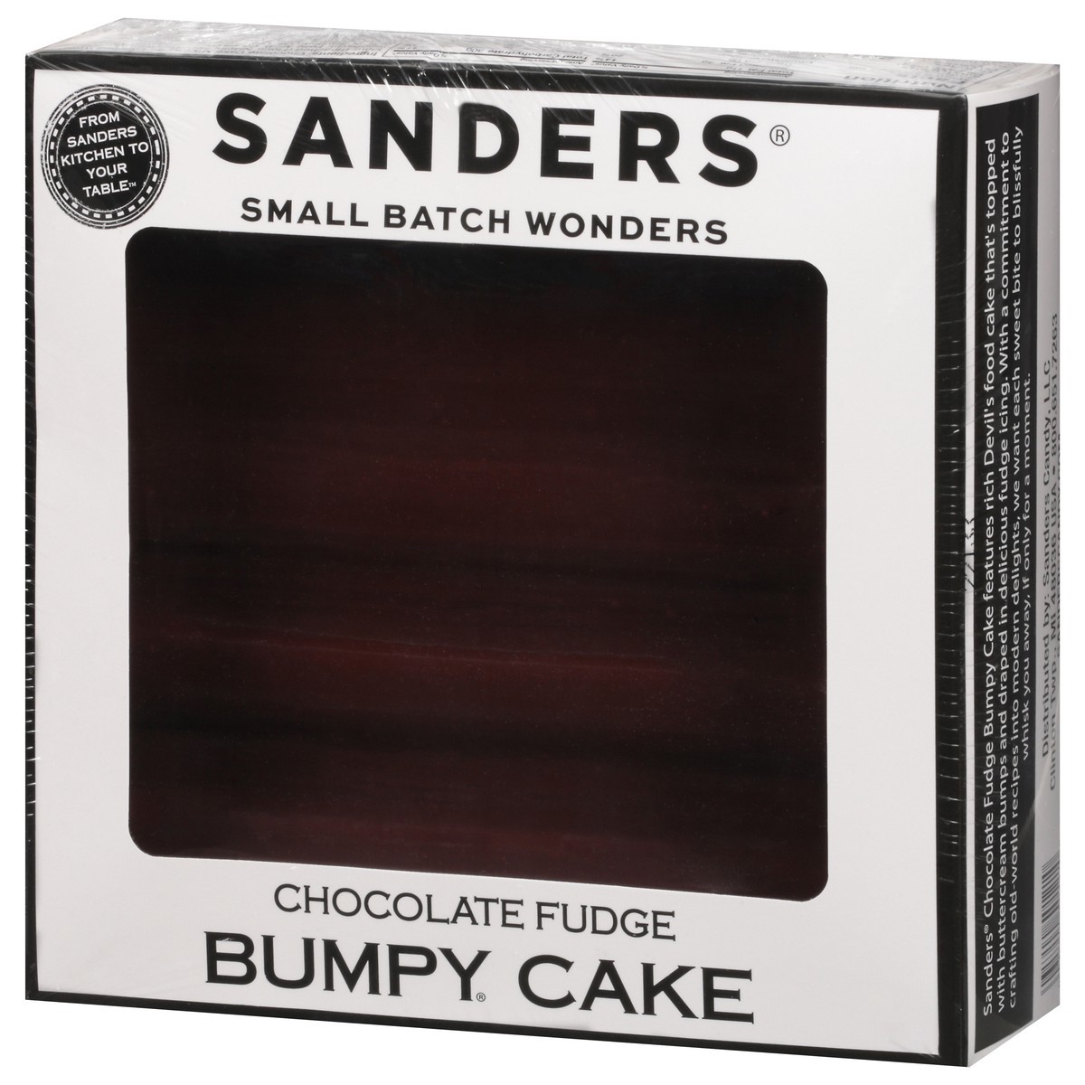 slide 3 of 9, Sanders Bumpy Devilsfood Tea Cake, 21 oz