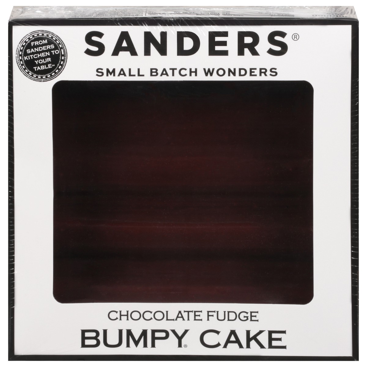 slide 1 of 9, Sanders Bumpy Devilsfood Tea Cake, 21 oz