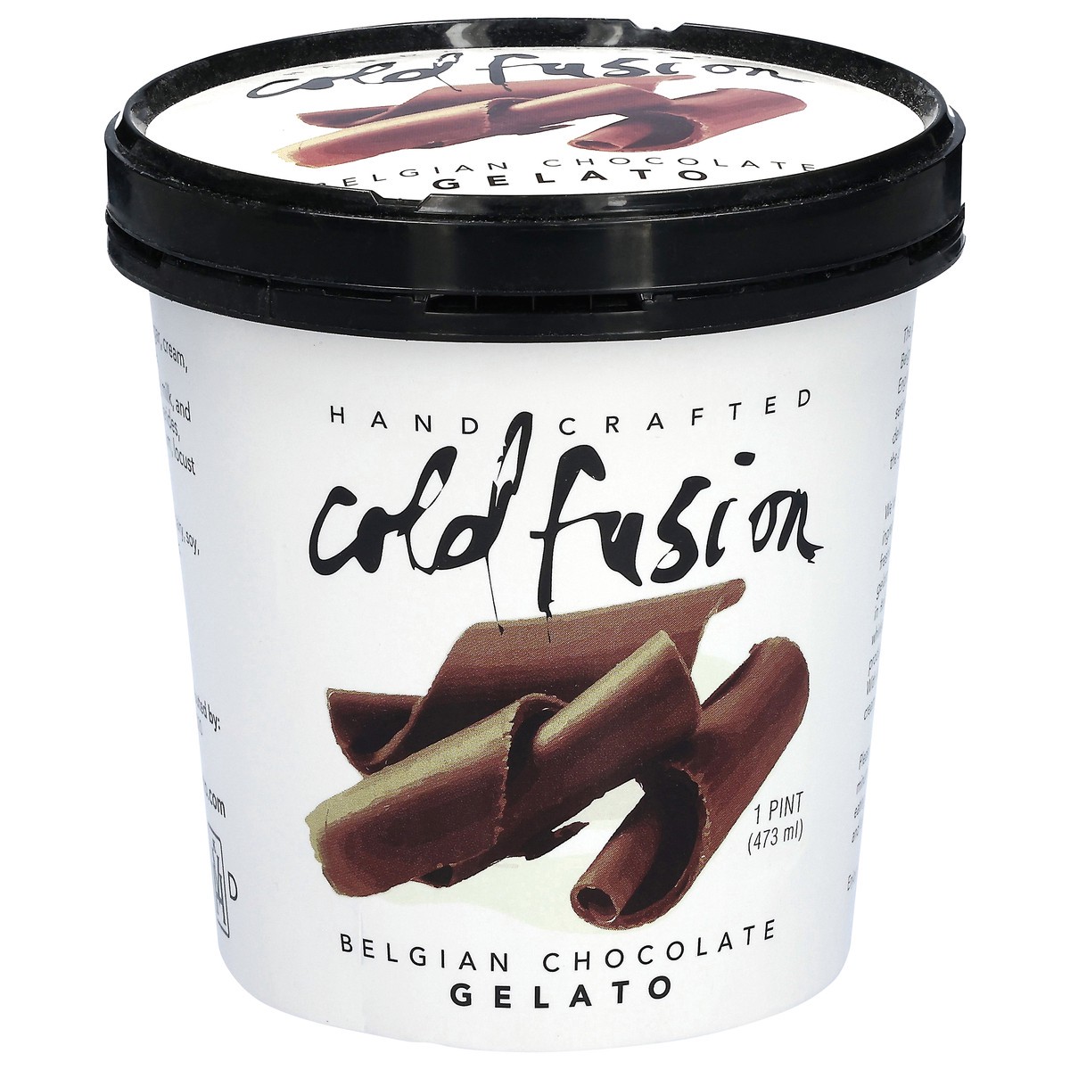 slide 2 of 4, Cold Fusion Belgian Chocolate Gelato 1 pt, 1 pint