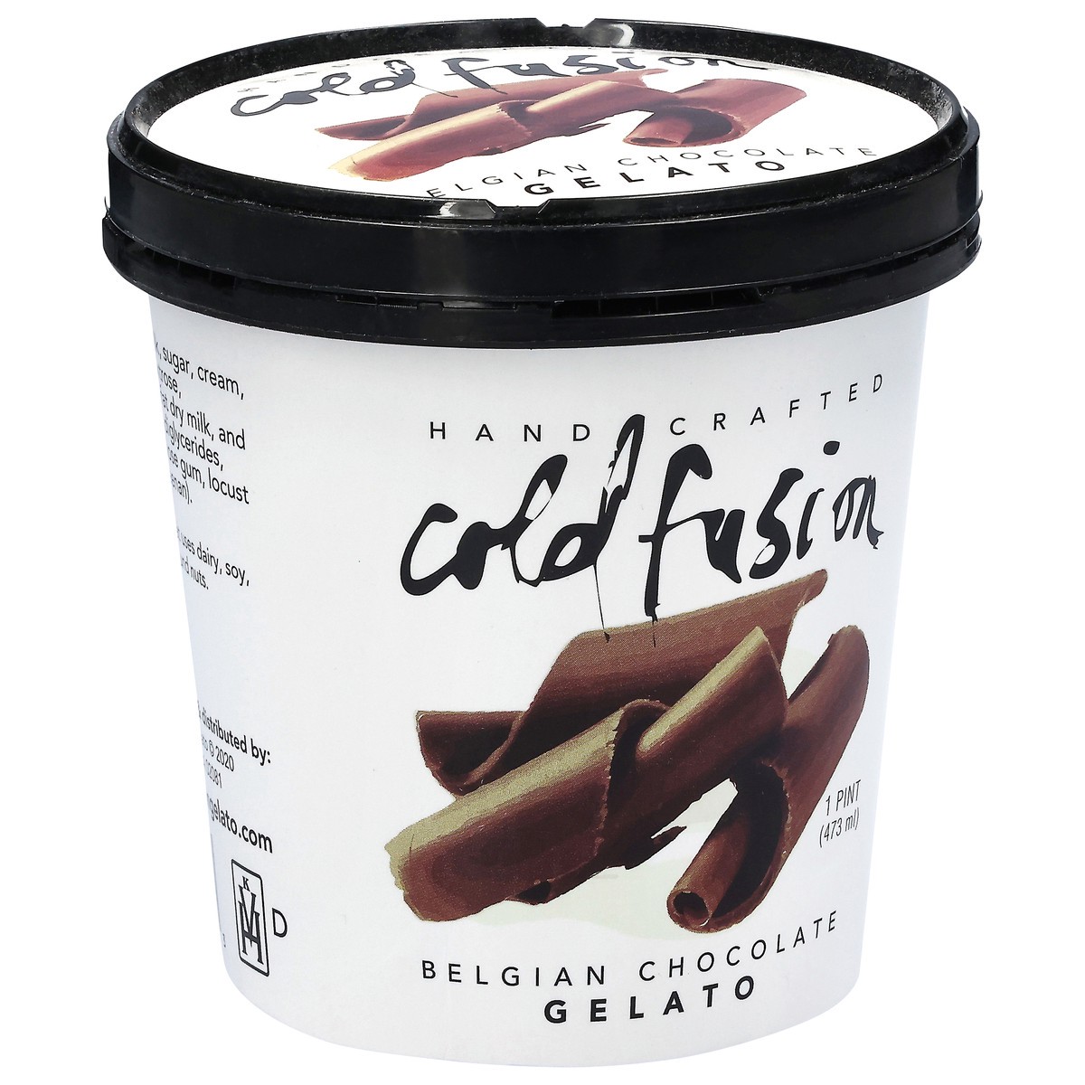 slide 3 of 4, Cold Fusion Belgian Chocolate Gelato 1 pt, 1 pint