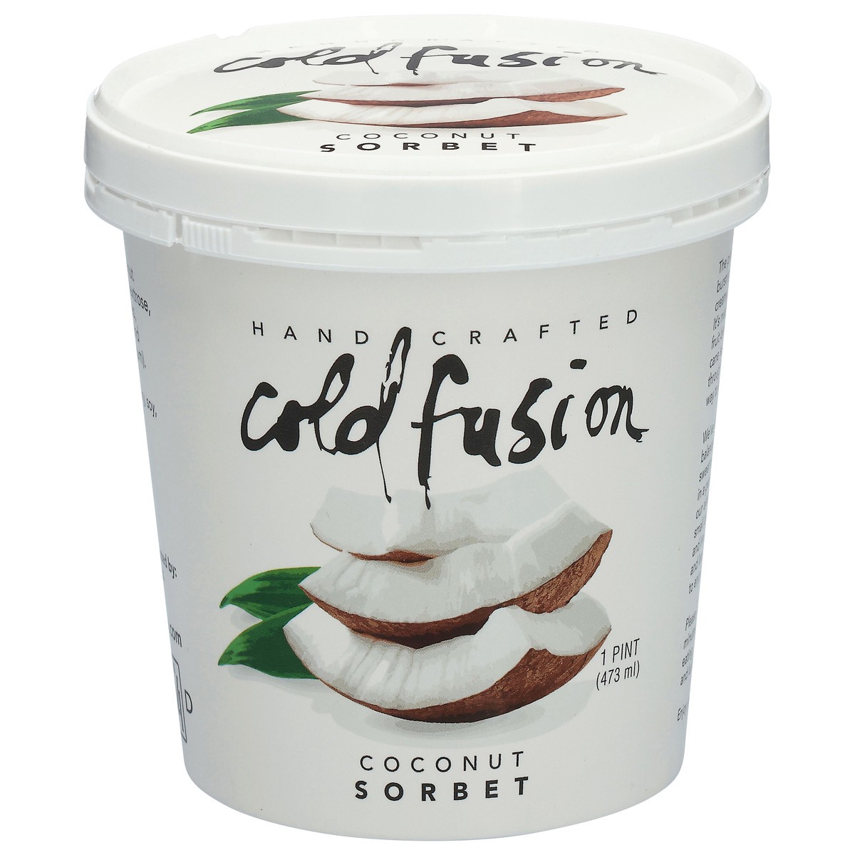 slide 2 of 4, Cold Fusion Coconut Sorbet 1 pt, 1 pint