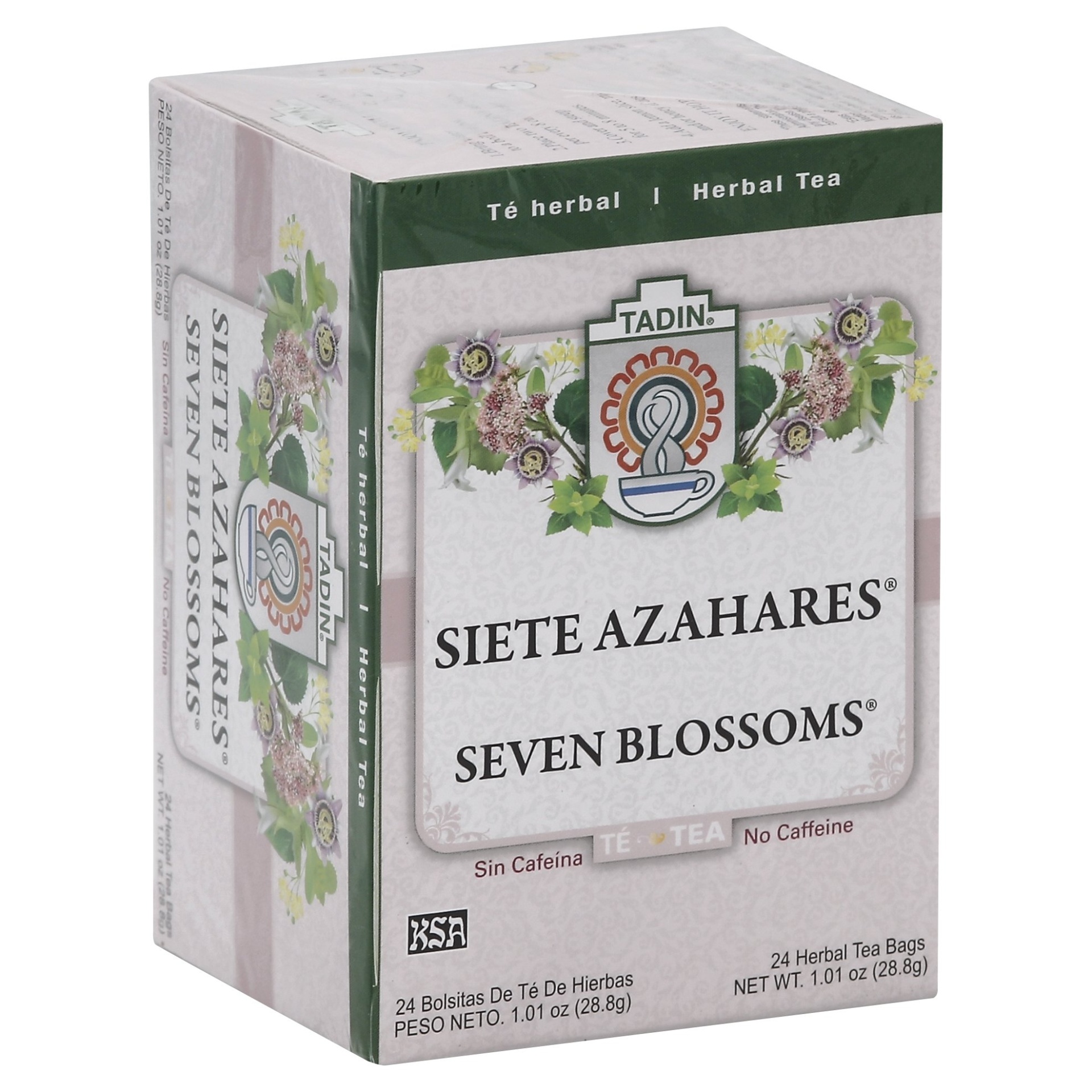slide 1 of 1, Tadin Siete Azahares Seven Blossoms Chamomille Herb Tea, 24 ct