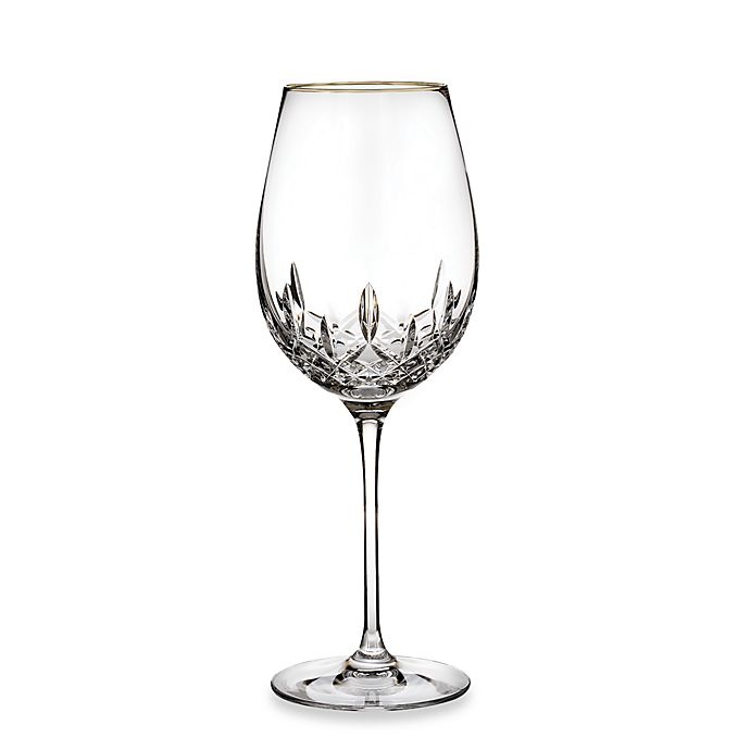 slide 1 of 1, Waterford Lismore Essence Gold Wine Glass, 1 ct