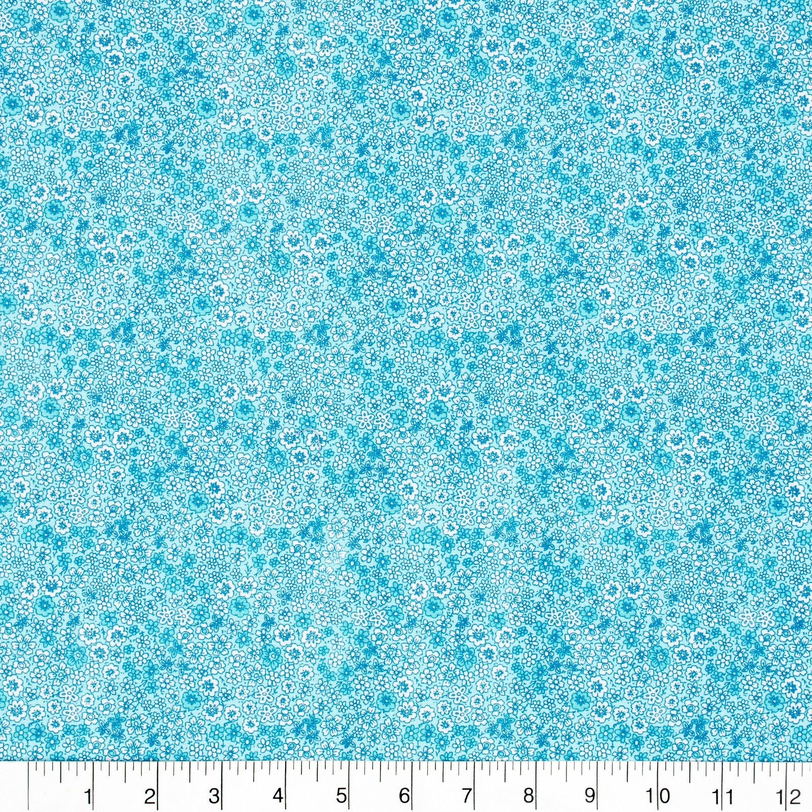 slide 7 of 8, Floral Printed Fabric Bundle By Loops & Threads, 18 in x 21 in