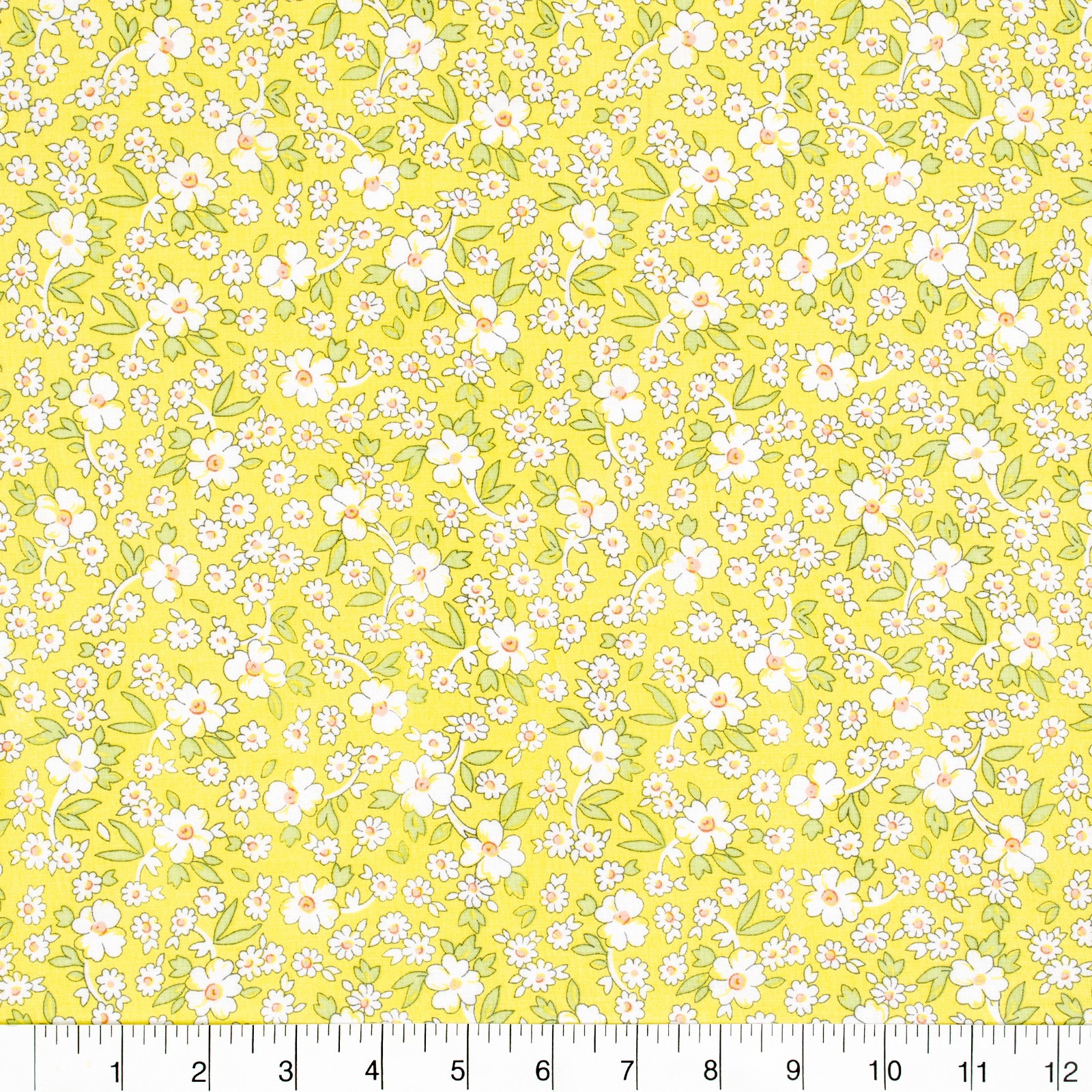 slide 5 of 8, Floral Printed Fabric Bundle By Loops & Threads, 18 in x 21 in