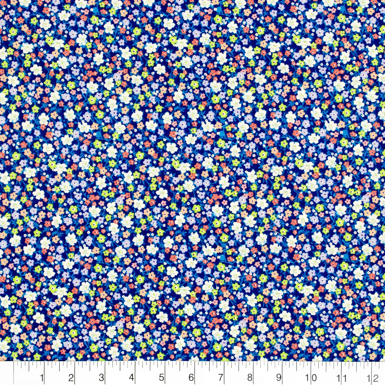 slide 2 of 8, Floral Printed Fabric Bundle By Loops & Threads, 18 in x 21 in