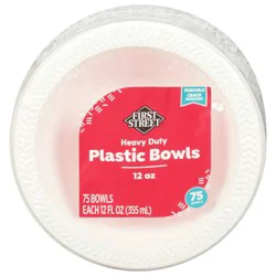 First Street Plastic Bowls