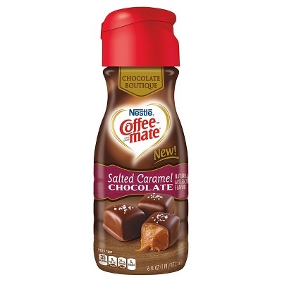 slide 1 of 2, Nestlé Coffee Mate Salted Caramel Chocolate Cream, 16 oz