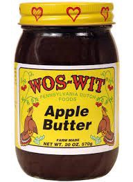 slide 1 of 1, Wos Wit Apple Butter, 31 oz