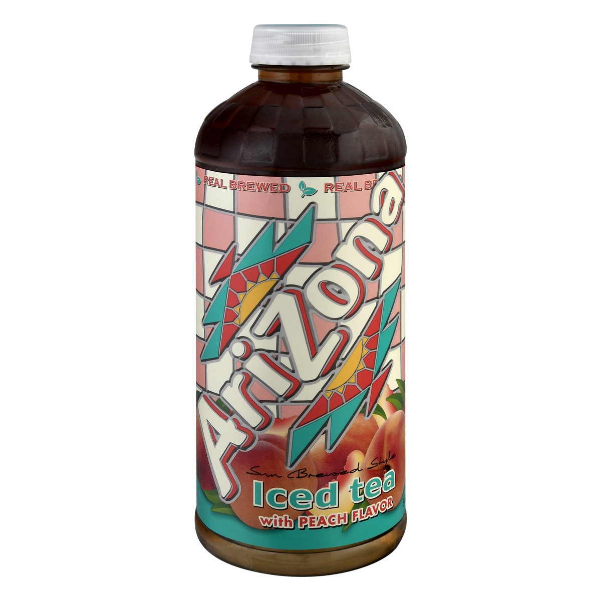 slide 11 of 13, AriZona Sun Brewed Style With Peach Flavor Iced Tea - 34 oz, 34 oz