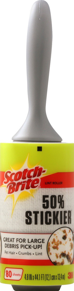 slide 4 of 7, Scotch-Brite Extra Large Lint Roller, 80 ct