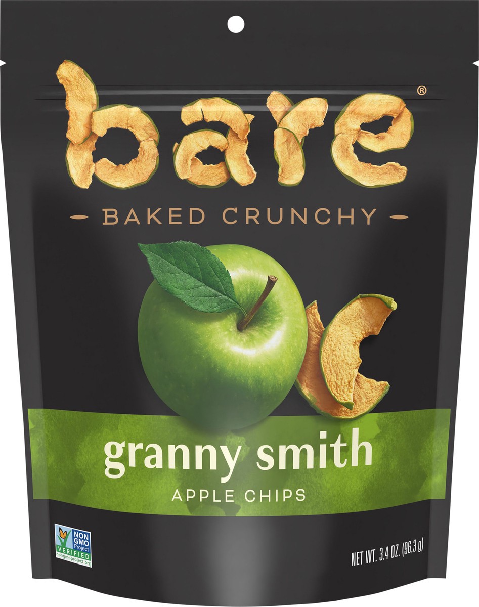 slide 3 of 3, Bare Baked Crunchy Apple Chips Granny Smith 3.4 Oz, 3.4 oz