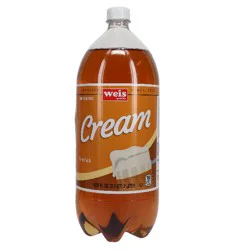 Weis Quality Cream Caffeine Free Soda - 2 liter