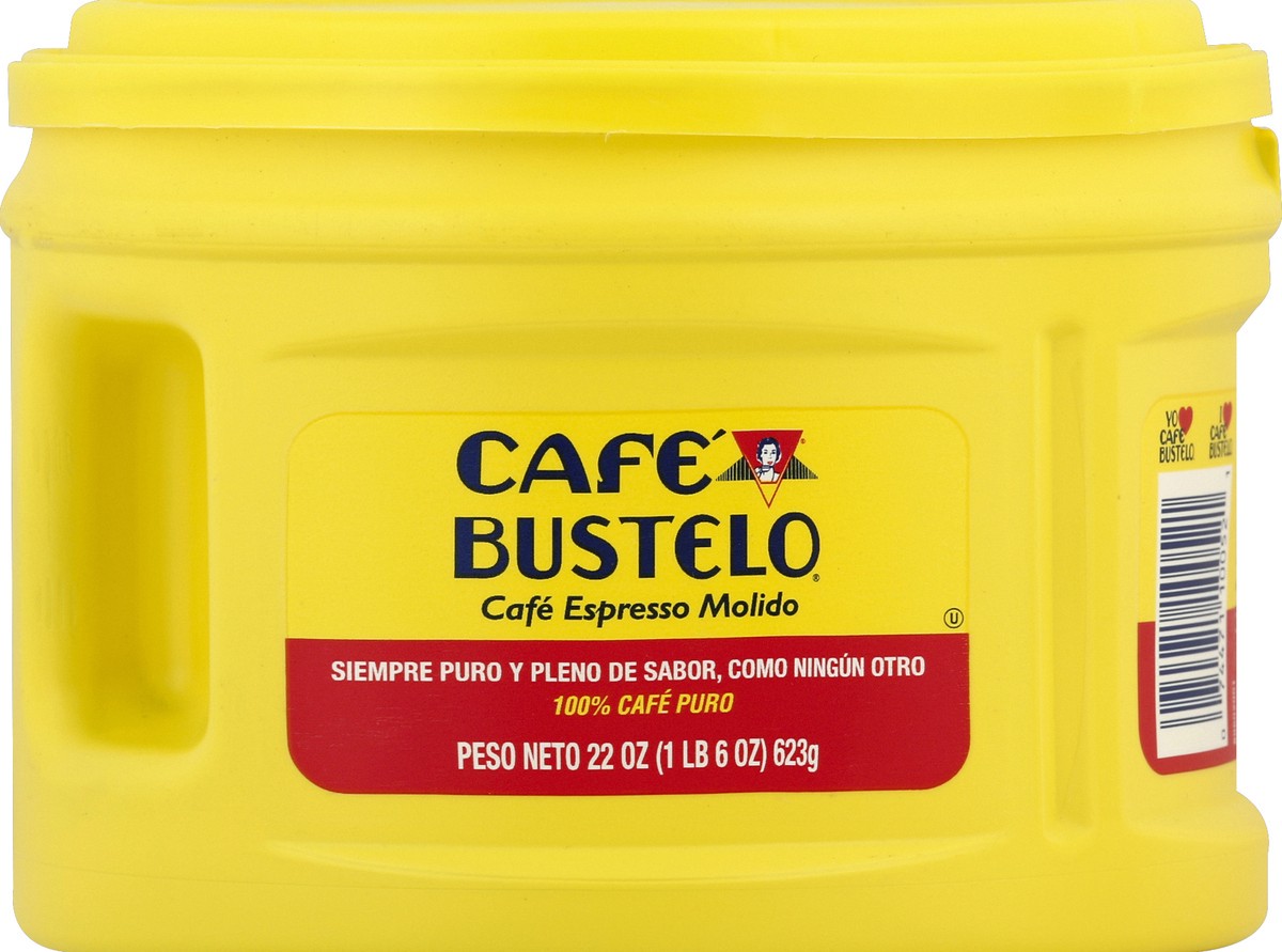 slide 2 of 7, Café Bustelo Espresso Ground Coffee, Dark Roast, 22-Ounce Canister, 22 oz