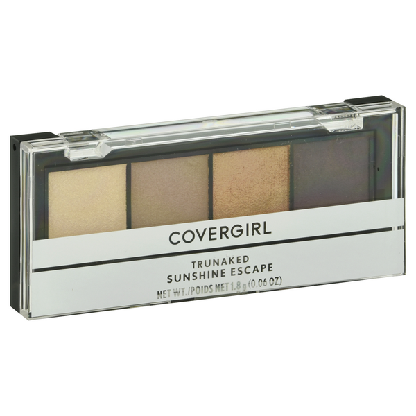 slide 1 of 1, Covergirl Trunaked Quad Palette, Sunshine Escape 750, 0.06 oz