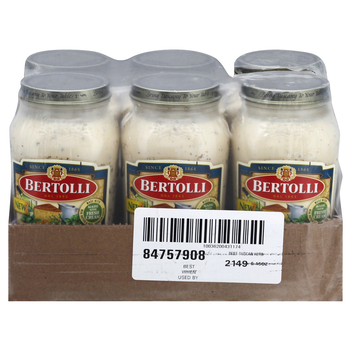 slide 1 of 2, Bertolli Pasta Sauce 6 ea, 15 oz