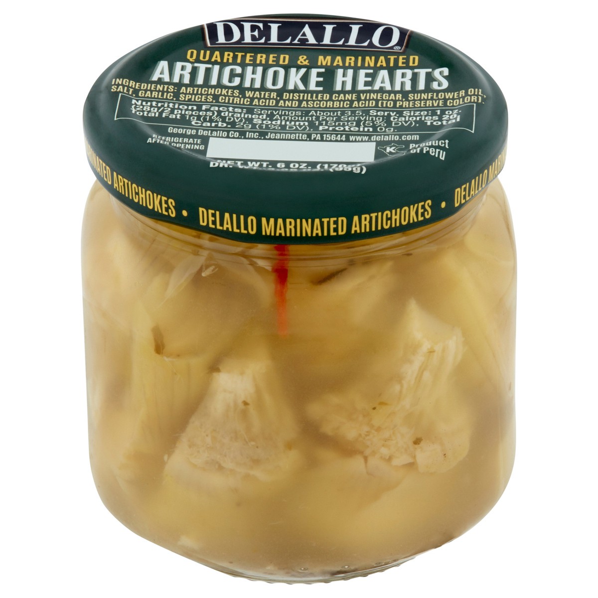 slide 11 of 11, DeLallo Quartered Artichoke Hearts, 6 oz