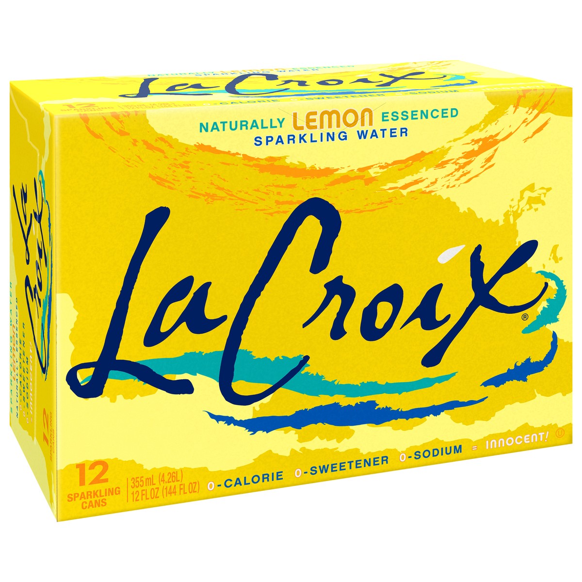 slide 7 of 7, La Croix Lemon - 12 ct, 12 ct; 144 oz