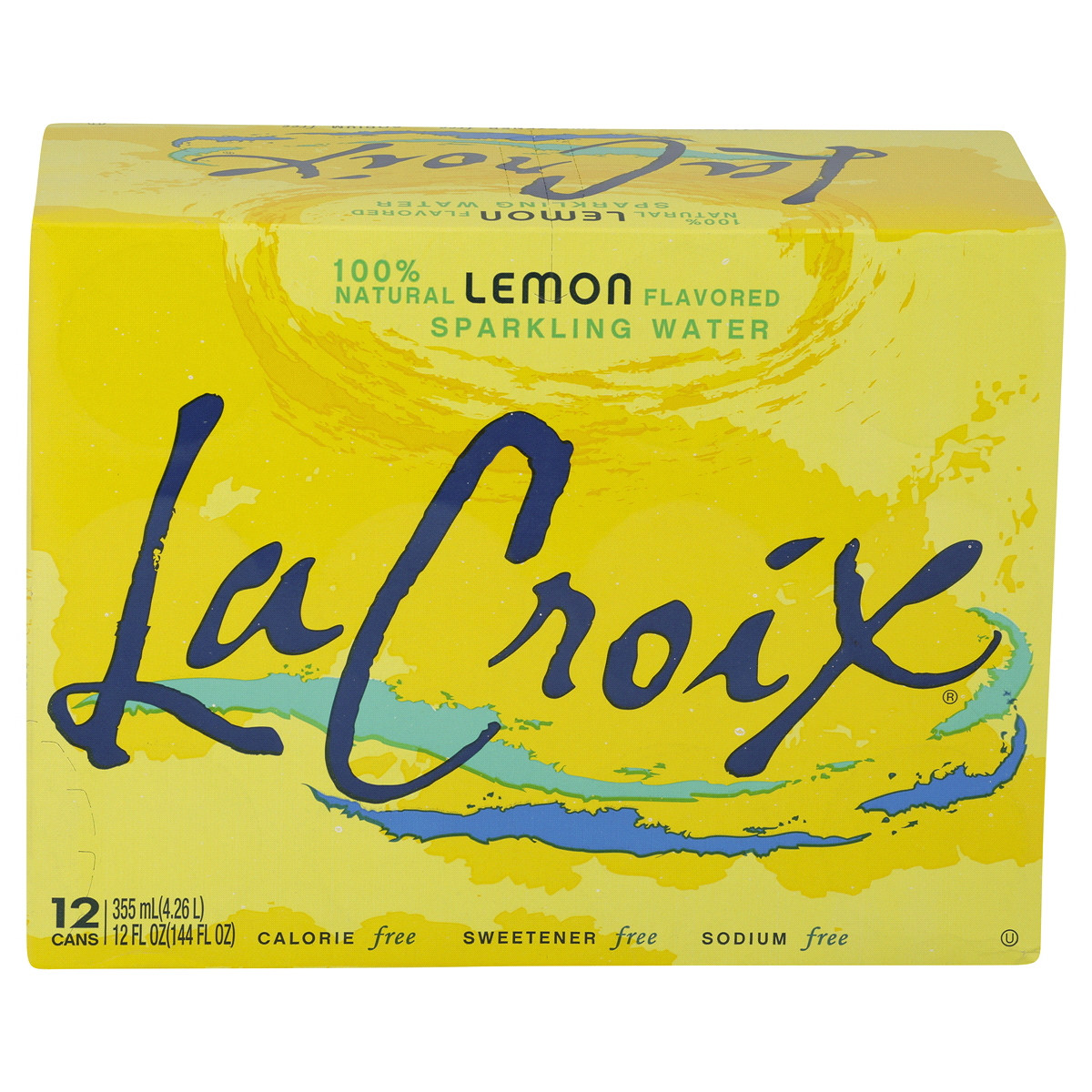 slide 6 of 6, La Croix Lemon Sparkling Water, 12 ct; 12 fl oz