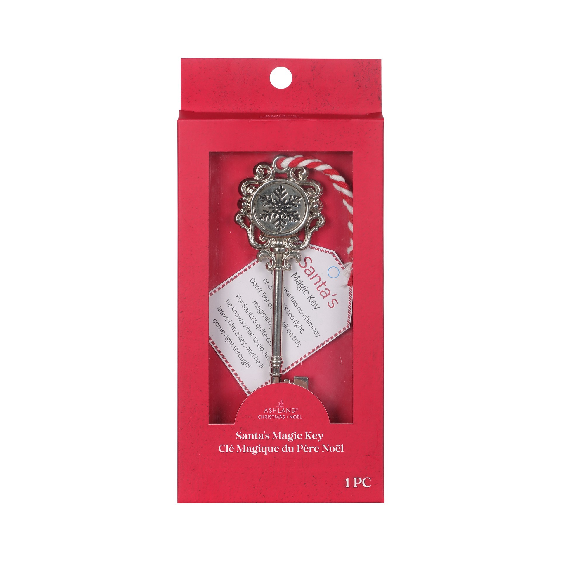 slide 4 of 10, 7.25" Santa's Magic Key Wall Decor By Ashland, 7.25 in