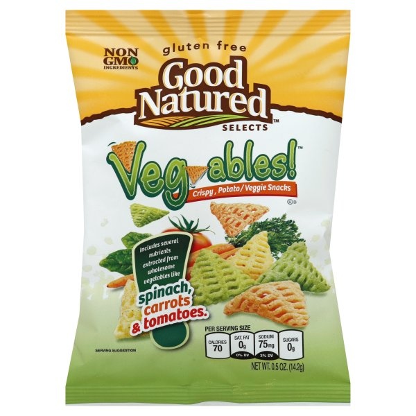 slide 1 of 1, Herr's Good Natured Veg-Ables, 1 oz