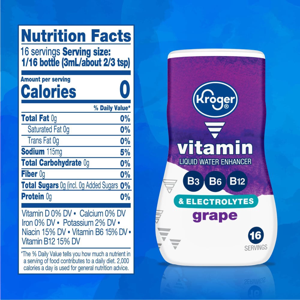 slide 2 of 5, Kroger Grape Performance Liquid Water Enhancer - 1.62 fl oz, 1.62 fl oz