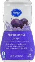 Kroger Grape Performance Liquid Water Enhancer - 1.62 fl oz