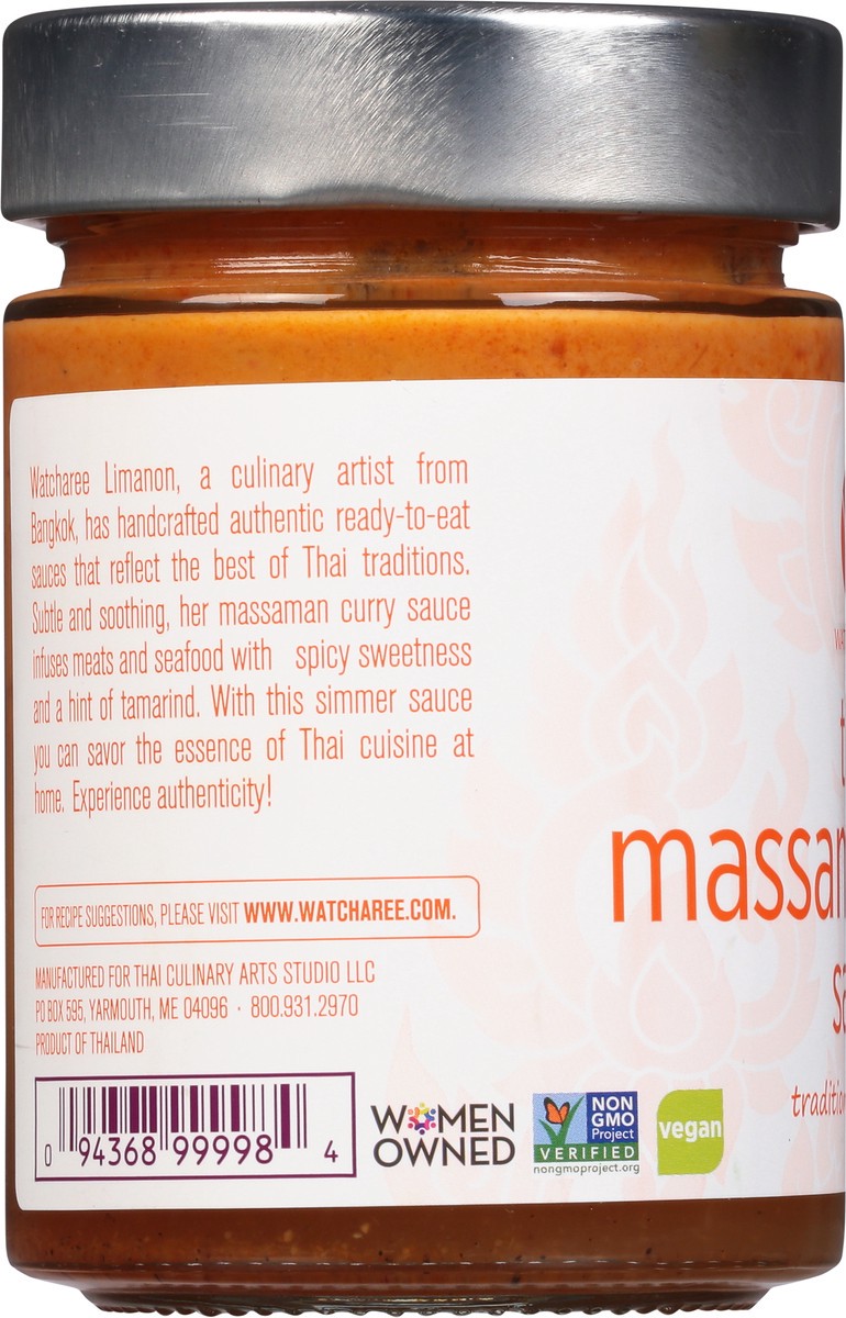 slide 2 of 9, Watcharee's Thai Massaman Curry Sauce, 9.8 fl oz