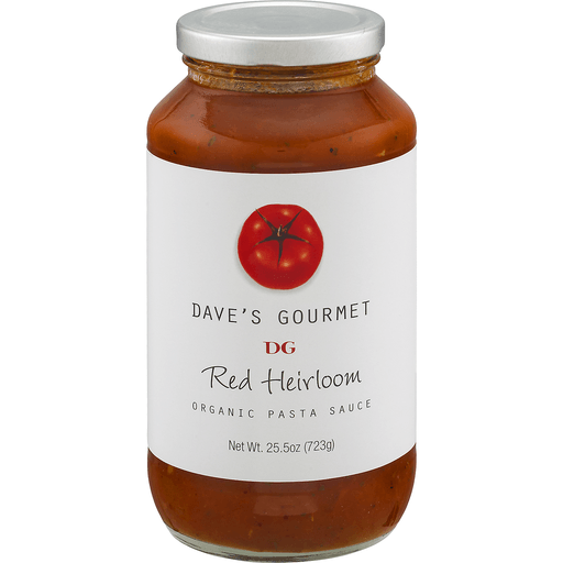 slide 2 of 10, Dave's Gourmet Organic Red Heirloom Pasta Sauce, 26 oz