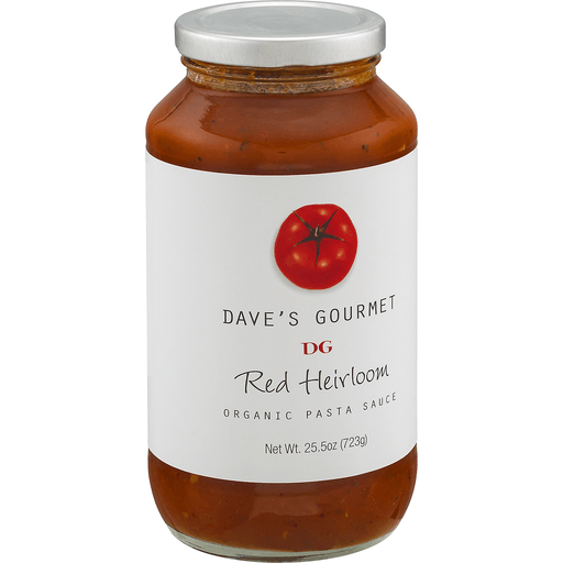 slide 3 of 10, Dave's Gourmet Organic Red Heirloom Pasta Sauce, 26 oz