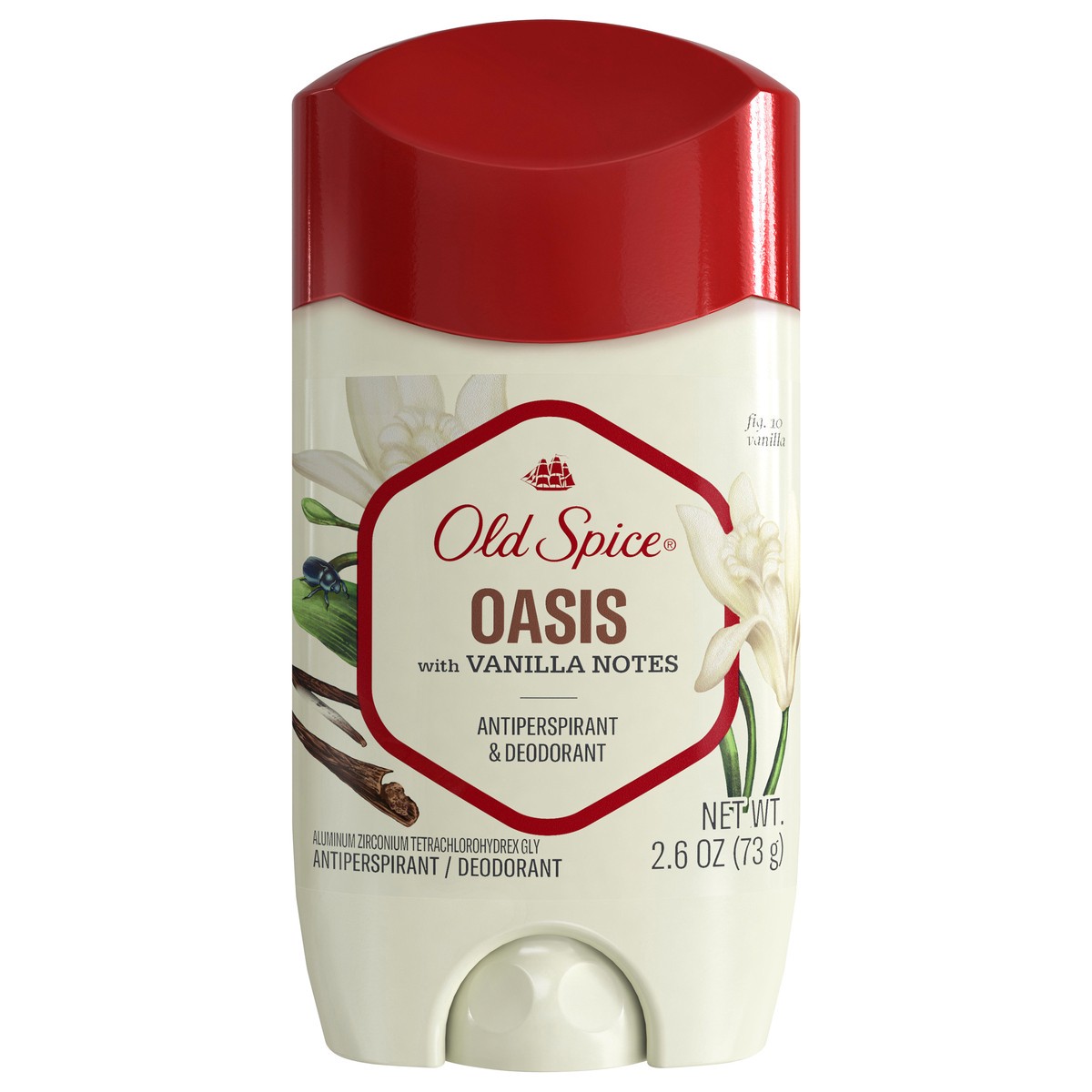 slide 1 of 3, Old Spice Men's Antiperspirant & Deodorant Oasis with Vanilla, 2.26oz, 2.6 oz