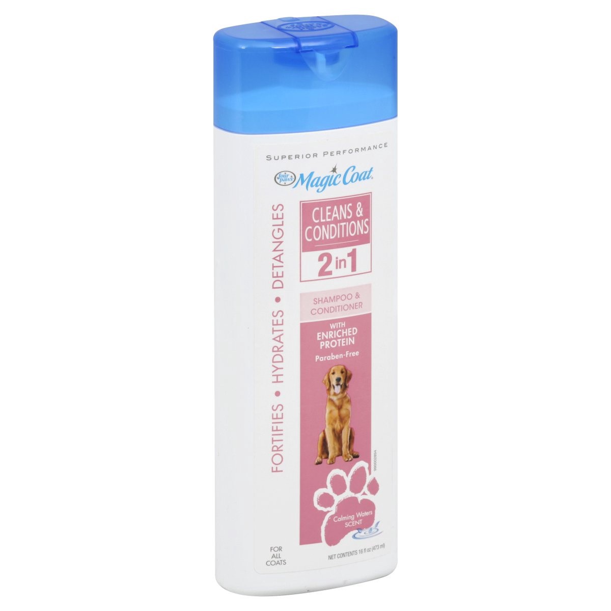 slide 1 of 1, Four Paws Magic Coat Cleans & Conditions 2-in-1, 16 fl oz