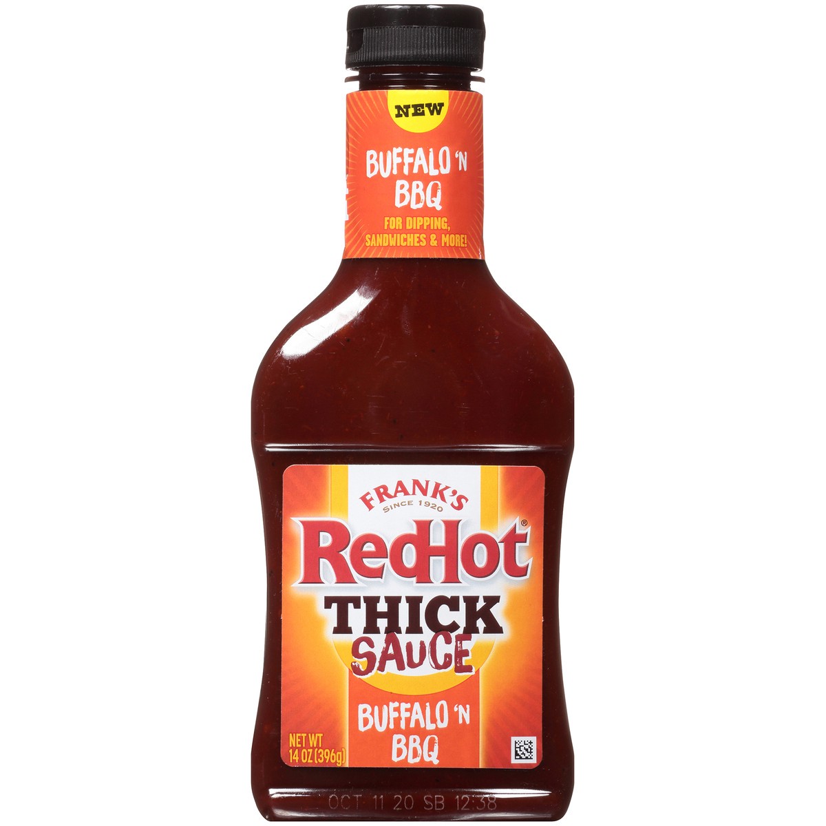 slide 8 of 13, Frank's RedHot Buffalo 'N BBQ Thick Hot Sauce, 14 oz, 14 oz