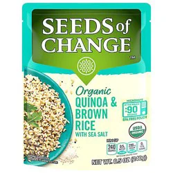 Seeds Of Change Organic Quinoa And Brown Rice With Sea Salt- 8.5 oz