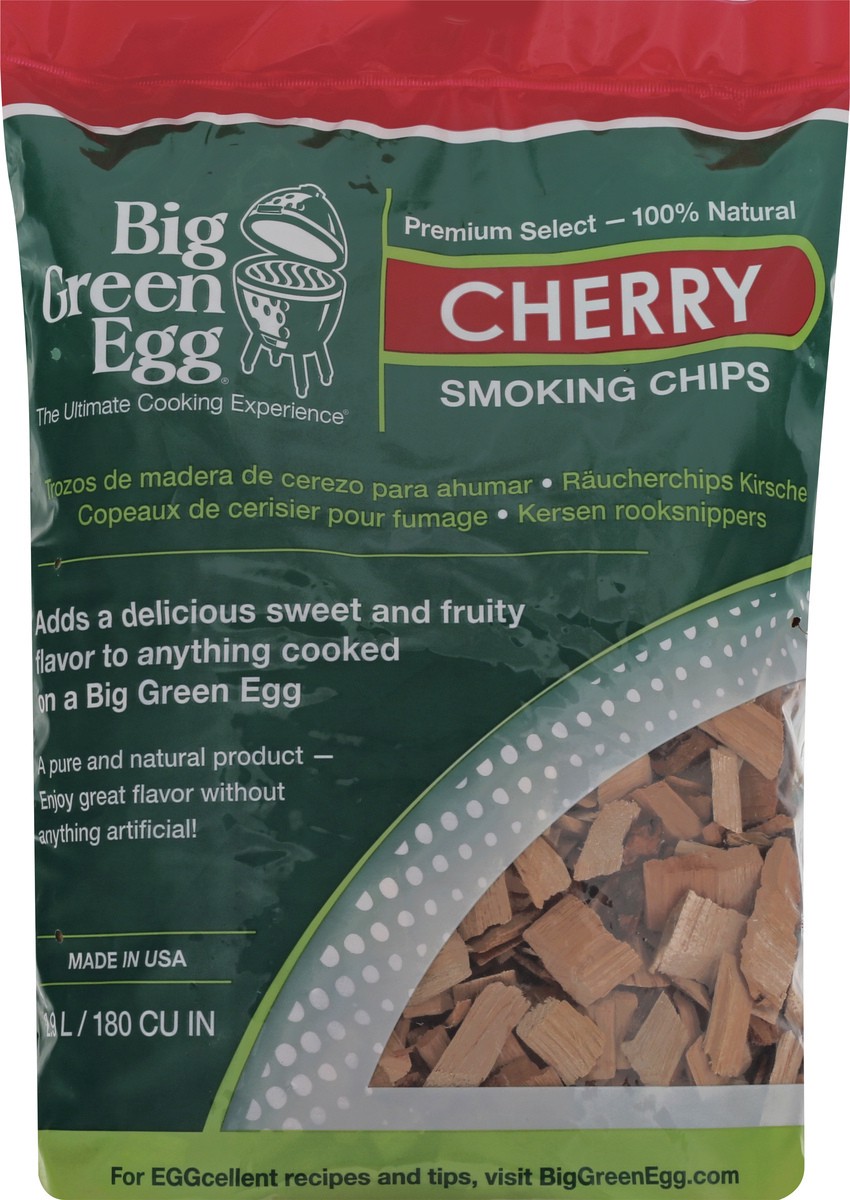 slide 4 of 11, Big Green Egg Cherry Smoking Chips 2.9 lt, 2.90 l