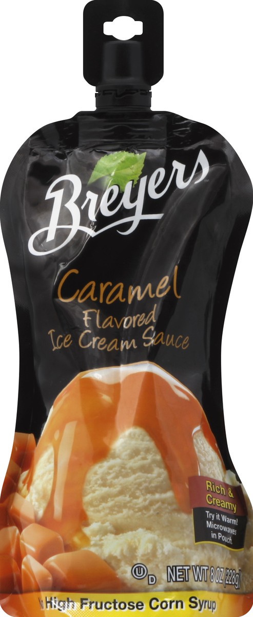 slide 2 of 2, Breyers Caramel Flavored Ice Cream Sauce, 8 oz