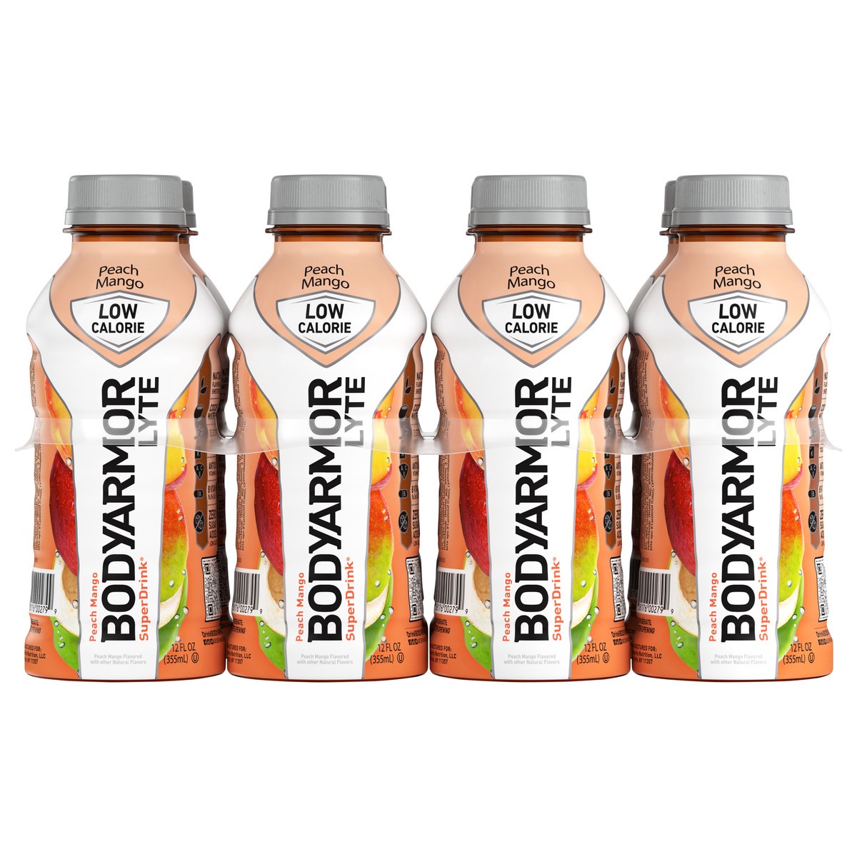 slide 5 of 12, BODYARMOR LYTE Peach Mango, 12 fl oz, 8 Pack, 8 ct